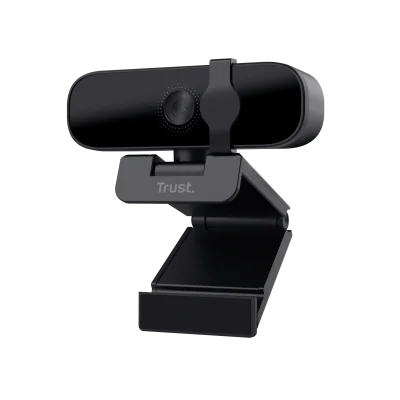 Camera Web Trust Tanor, rezolutie video Full HD, USB 2.0, Negru