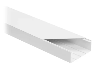 Canal de cablu drept STASIŃSKI LS-90X40/W, 90 x 40 mm