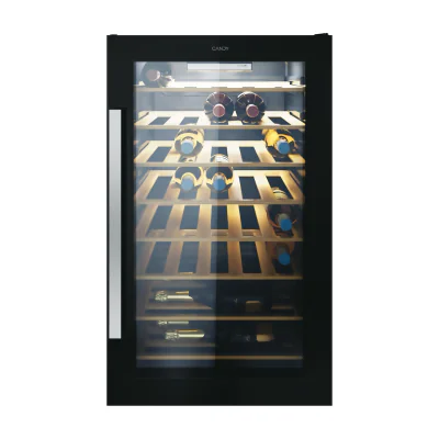 Candy DiVino CWC 154 EEL/NF, Freestanding, 41 bottle(s), G, Interior light, N-ST, Black