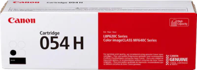 Canon 054 H High Yield Toner Cartridge, Black, 3100 pages, Black, 1 pc(s)