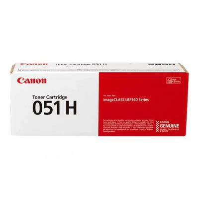 Canon 051H High Yield Toner Cartridge, Black, 4100 pages, Black, 1 pc(s)