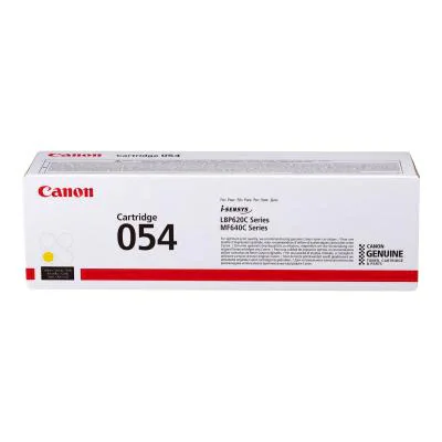 Canon 054 Toner Cartridge, Yellow, 1200 pages, Yellow, 1 pc(s)