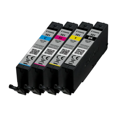 Canon CLI-581 BK/C/M/Y Ink Cartridge Multi Pack, Black, Cyan, Magenta, Yellow, Pigment-based ink, 5.6 ml, 5.6 ml, Multi pack