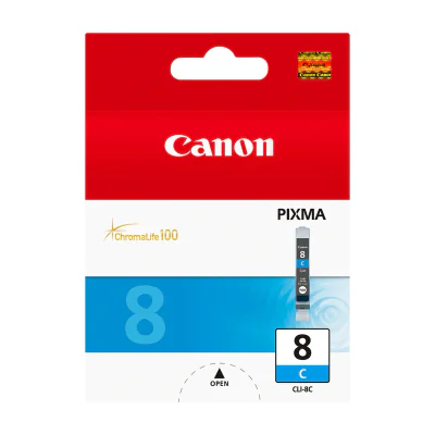 Canon CLI-8C Cyan Ink Cartridge, Cyan, 1 pc(s), 790 pages