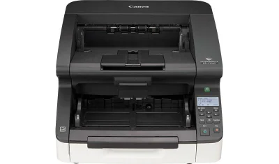 Scanner Canon DR-G2090, dimensiune A3, tip sheetfed, viteza scanare: 90ppm alb-negru si color, duplex, omitere pagini goale, rezolutie optica 600dpi, rezolutie hardware 600x600dpi, ADF 300 coli, senzor CIS, software: Driver ISIS, driver TWAIN (32/64 