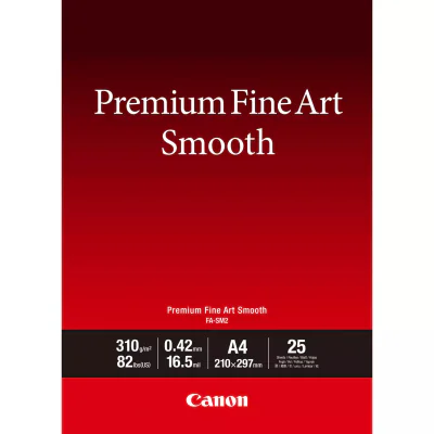 Canon FA-SM 2, Smooth, 310 g/m², Inkjet, A4, 21x29.7 cm, White