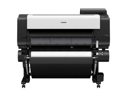 Canon Image Prograf TX-3200 Large format printer, Tehnologie de imprimare: inkjet, 5 culori cerneala pe baza de pigmenti, Rezoluţie de imprimare: 2.400 x 1.200 dpi, BK, C, M, Y: 2.560 de duze fiecare, Limbaje de imprimare: HP-GL/2, HP RTL, PDF (ver. 