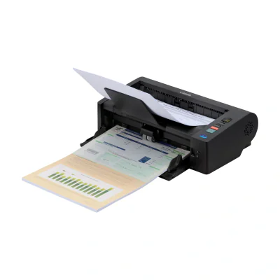 CANON DR-M140II A4 SCANNER, Viteza scanare: 80ipm la 300 dpi Senzor CMOS CIS cu 1 linie, Rezolutie optica: 600 dpi, max; 1200 dpi, Scanare , Simplex / Duplex / Omitere pagini goale / In-folio, Interfata: USB 2.0, Dimensiuni: 313 (l) x 181 (A) x 93 (H