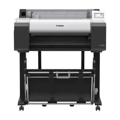 Canon imagePROGRAF TM-255, Inkjet, 2400 x 1200 DPI, CALS G4, HP-GL/2, HP-RTL, PDF 1.7, Black, Cyan, Magenta, Yellow, 20 sheets, Plain paper, Roll