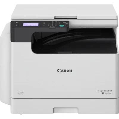 CANON IR2224N II A3 MONO LASER MFP, Format A3, Functii: Print, copy, Scan, Procesor 1.2Ghz, Display 8.9cm, Memorie: 1.5GB ram, Storage: 4GB eMMC, Duplex automat, Capacitate hartie: Standard 350 coli, max. 600 coli, Viteza printare: 24ppm (A4), 11ppm 