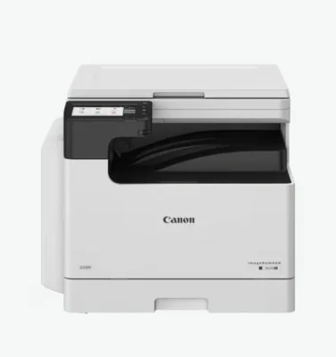 CANON IR2425 II A3 MONO LASER MFP, Format: A3, Functii: Print, Copy, Scan, Fax optional, Procesor: 1.6Ghz, touchscreen 7", Memorie: 2gb, Stocare: 64GB eMMC, Duplex automat, Viteza printare: 25ppm, Rezolutie: 1200 x 1200, Limbaje printare: UFR II, PCL