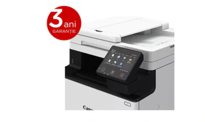 CANON MF752CDW II A4 COLOR LASER MFP, Functii: Printare, Copiere, Scanare, Viteza: 33ppm, Rezolutie:  1200 x 1200 dpi, Duplex, FPO: 14 sec., Limbaje printare: UFRII, PCL 5c1, PCL6, Copiere: 33ppm, Rezolutie: 600 x 600 dpi, DADF, pana la 999 copii, Zo