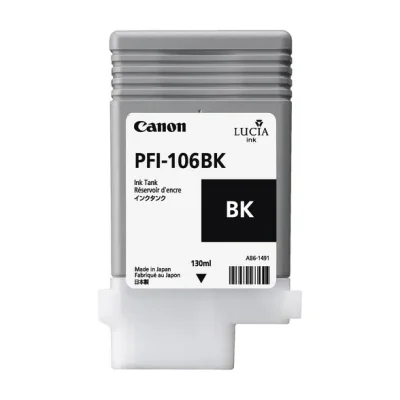 Canon PFI-106 BK, Photo black, Dye-based ink, 1 pc(s)