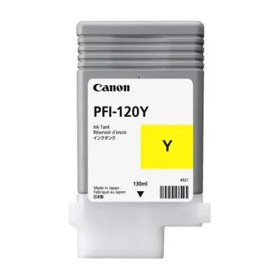 Canon PFI-120Y, Yellow, Pigment-based ink, 130 ml, 1 pc(s), Single pack