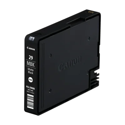 Canon PGI-29MBK Matte Black Ink Cartridge, Black, Photo black, Dye-based ink, 1 pc(s), 1345 pages