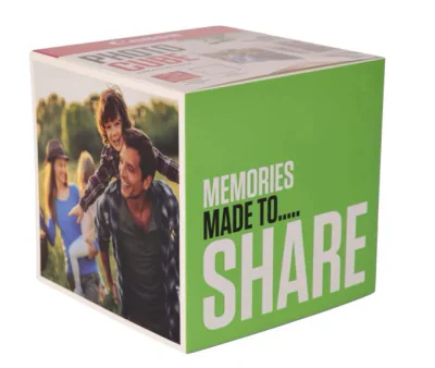 CANON PP-201 13x13CM PHOTO CUBE Green, 40 coli, 1 x rama foto.