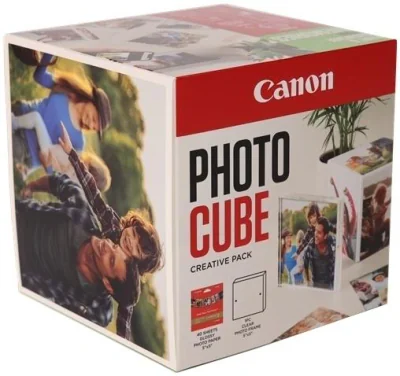 CANON PP-201 13x13CM PHOTO CUBE WH/BL, 40 coli, 1 x rama foto.