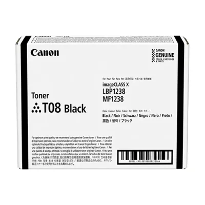 Canon TONER T08 BLACK, 11000 pages, Black, 1 pc(s)