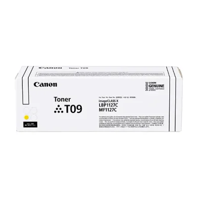 Canon TONER T09 Y, 5900 pages, 0 pages, Yellow, 1 pc(s)