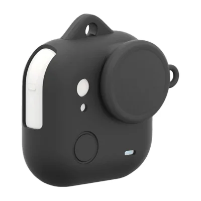Capac pentru lentile din silicon + husă PULUZ pentru Insta360 GO Ultra