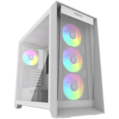 Carcasa AQIRYS XO-1, RGB, Mid Tower, White