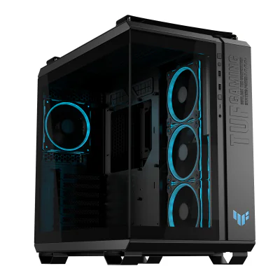 Carcasa ASUS TUF GAMING GT502 HORIZON TG ARGB BLACK, Da, Mid Tower, Black