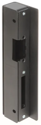 Carcasă contraplacă electrică cu placă frontală R3-KAS.US-C/BLACK, negru