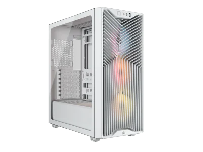 Carcasa CORSAIR 3200D RS ARGB, RGB, Mid Tower, White