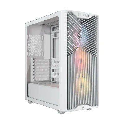 Carcasa CORSAIR 3200D RS ARGB, RGB, Mid Tower, White