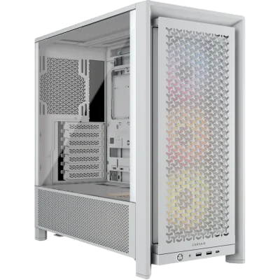 Carcasa CORSAIR FRAME 4000D RS ARGB, Mid Tower, White