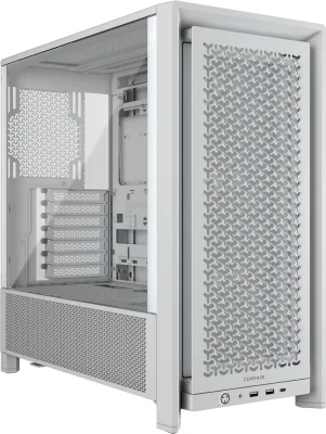 Carcasa CORSAIR FRAME 4000D RS, Mid Tower, White