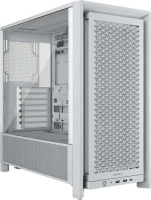 Carcasa CORSAIR FRAME 4000D RS, Mid Tower, White
