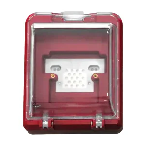 Carcasa de protectie, de exterior, pentru butoanele manuale de alarma BOX-2102