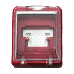Carcasa de protectie, de exterior, pentru butoanele manuale de alarma BOX-2102