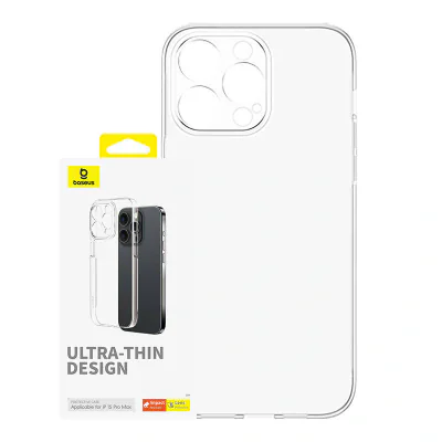 Carcasă de telefon pentru iPhone 15 ProMax Baseus OS-Lucent Series (transparent)