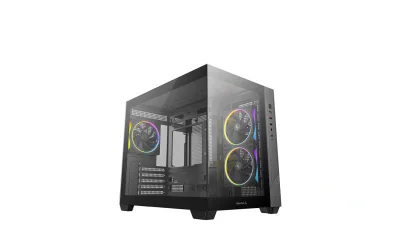 Carcasa DEEPCOOL CG330 3F, Mid Tower, Black