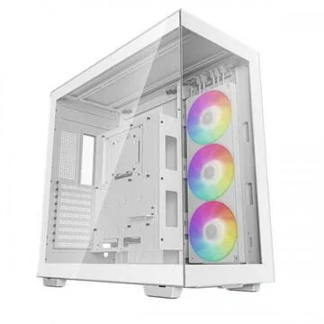 CARCASA DeepCool "CH780 WH", Tower, ATX, fara sursa, 1xfan, USB 3.2 gen 1 x 4, USB Type-C x 1, audio, PSU shroud,9 sloturi expansiune,iluminare ARGB, alb "R-CH780-WHADE41-G-1"