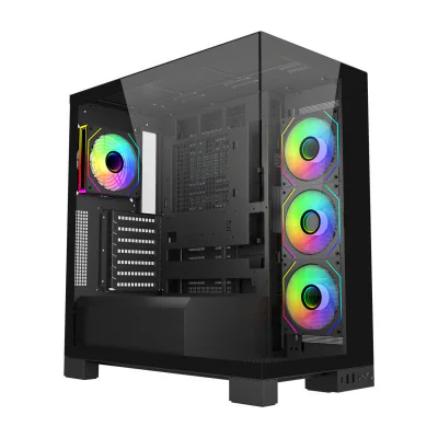 Carcasa FSP M540-BA, RGB, Mid Tower, Black