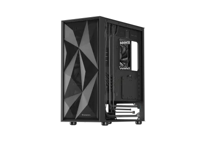 Carcasa GENESIS Diaxid 605F, Mid Tower, Black