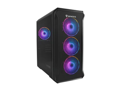 Carcasa GENESIS Irid 503 ARGB, Mini Tower, Black