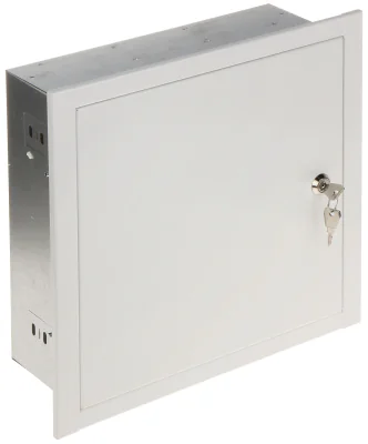Carcasă îngropată STALFLEX MB-OMP3, 344 x 338 x 118 mm, cu flanșă, oțel vopsit, 2 chei
