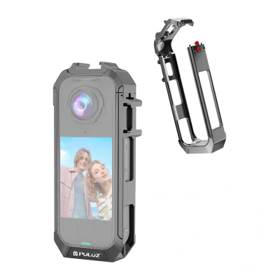 Carcasă metalică de protecție Puluz pentru Insta 360 X4 Air (gri)
