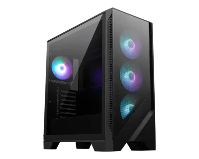 Carcasa MSI MAG Forge 320R AIRFLOW, RGB, Micro Tower, Black