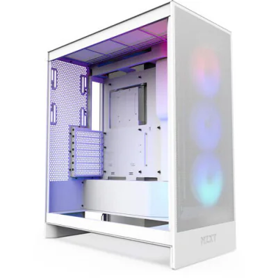 Carcasa NZXT H7 Flow RGB (2024), Mid-Tower, ATX, Alb "CM-H72FW-R1"