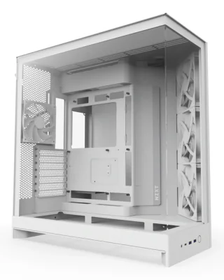 Carcasa NZXT H9 Flow (2025), Dual-Chamber, Mid-Tower, Alb "CM-H92FW-01"