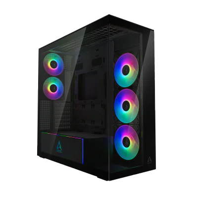 Carcasă PC ARCTIC Xtender Black (Mirror Sticlă)