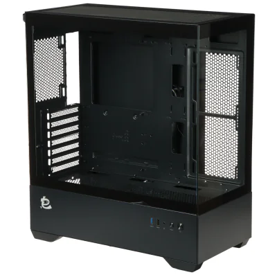 Carcasă PC LOVINGCOOL LC-GM-PRO-BLACK, Middle Tower, sticlă securizată