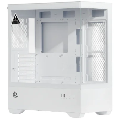Carcasă PC LOVINGCOOL LC-GM-PRO-WHITE, Middle Tower, sticlă securizată