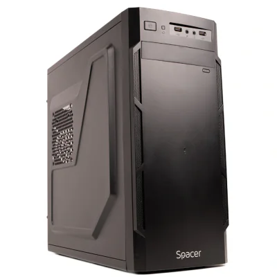 Carcasă PC SPACER Krypton, Mid Tower, Black