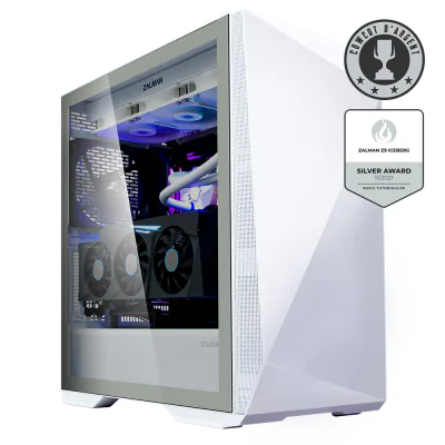 Carcasă PC ZALMAN Z9 Iceberg ATX Mid Tower PC White ventilator